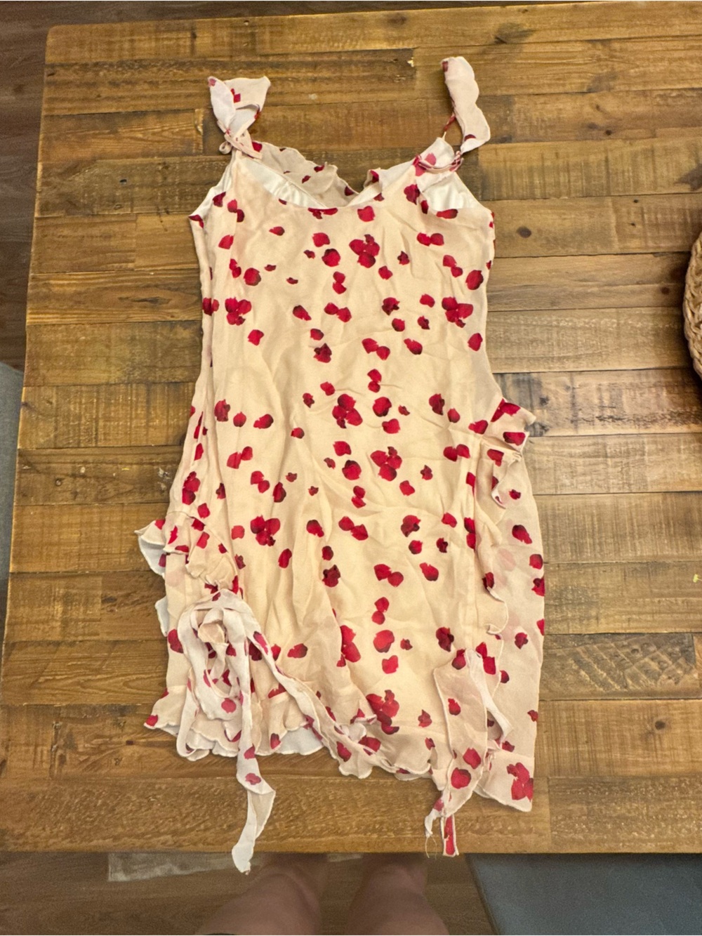 SAEMDI Ruffled Chiffon Mini Dress - Picture 6 of 8